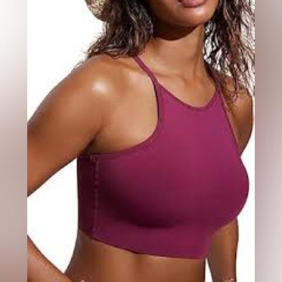 Forever 21 Tops - Women Bikini Tops High Neck Racerback Top